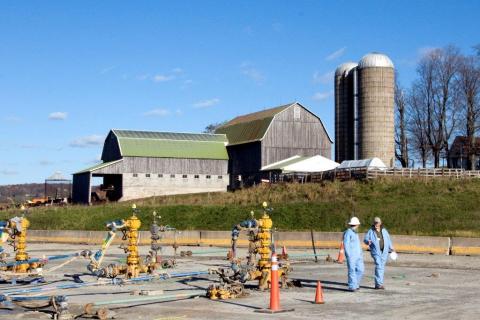 Shale Network drill pad photo